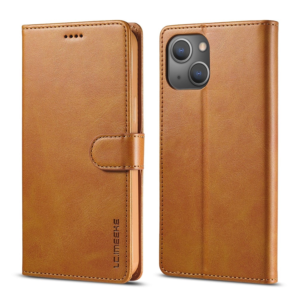 iPhone 13 Wallet Case Brown