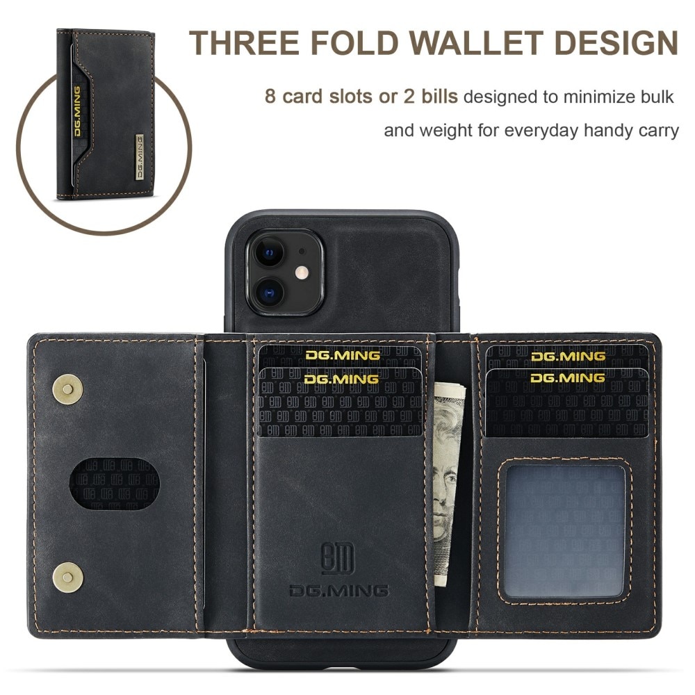 iPhone 11 Magnetic Card Slot Case Black