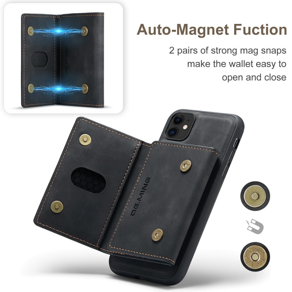 iPhone 11 Magnetic Card Slot Case Black