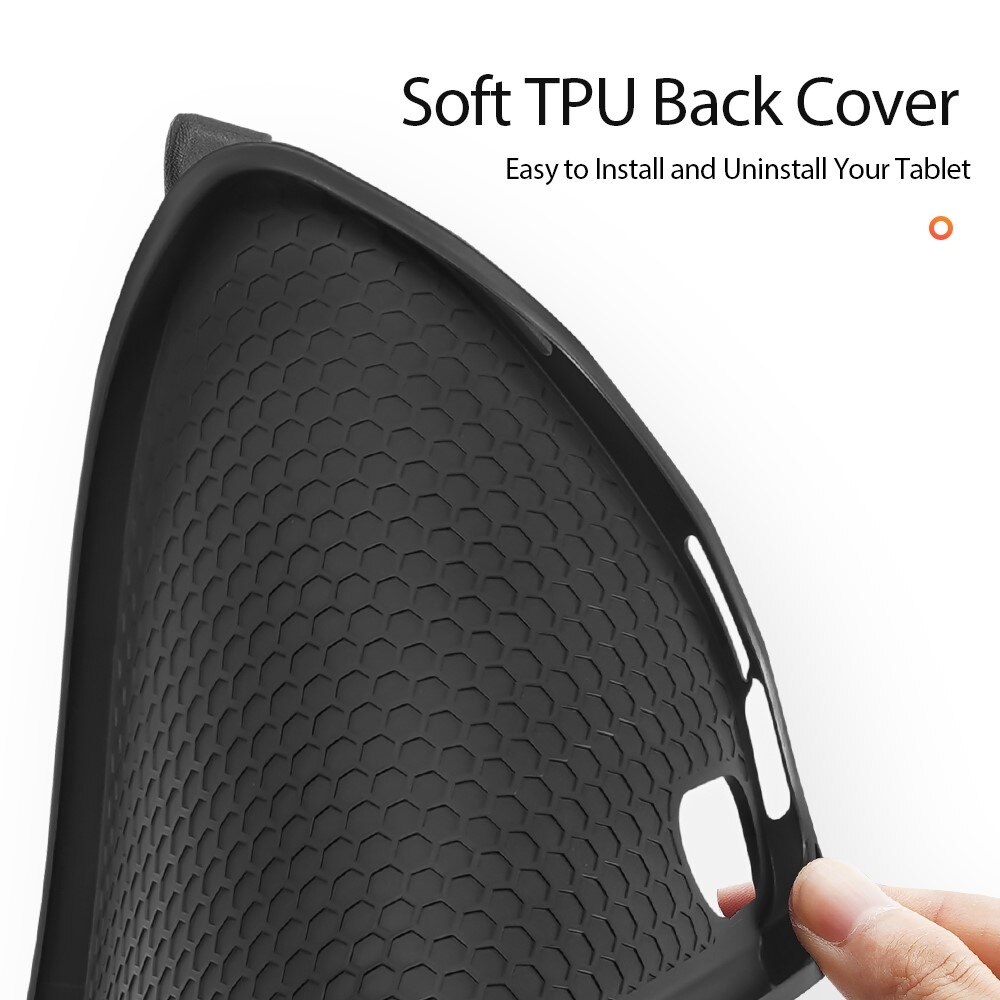 iPad Mini 6 2021 Domo Tri-Fold Case Black