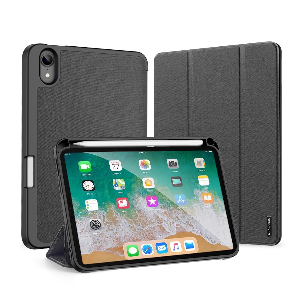 iPad Mini 6 2021 Domo Tri-Fold Case Black