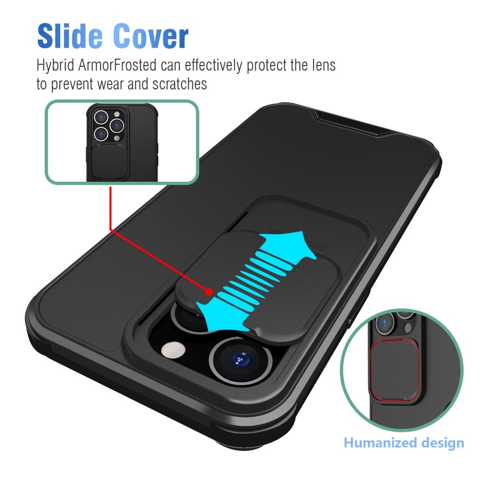 iPhone 13 Pro Case with Camera Protection Black