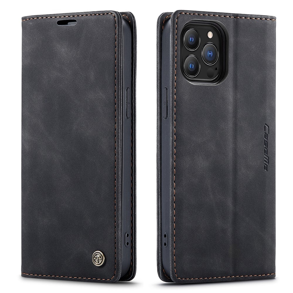 iPhone 13 Pro Slim Wallet Case Black