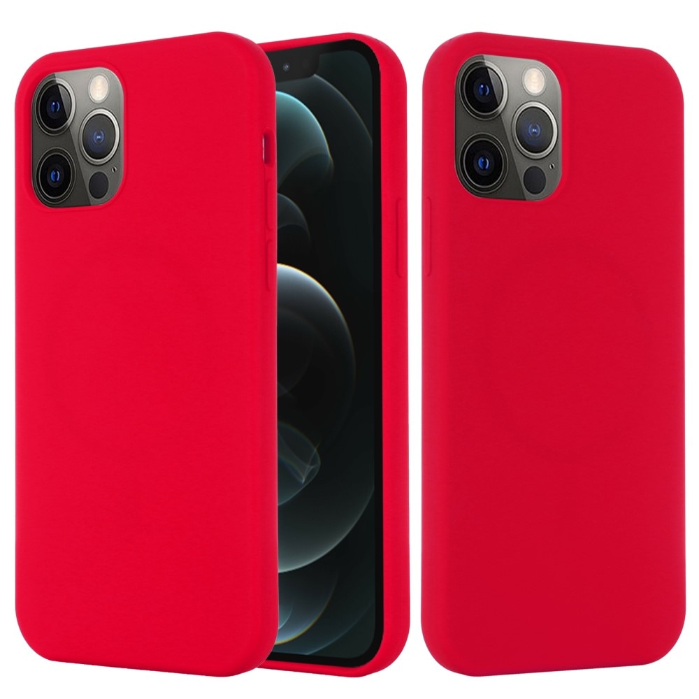 iPhone 13 Silicone Magnetic Case Red