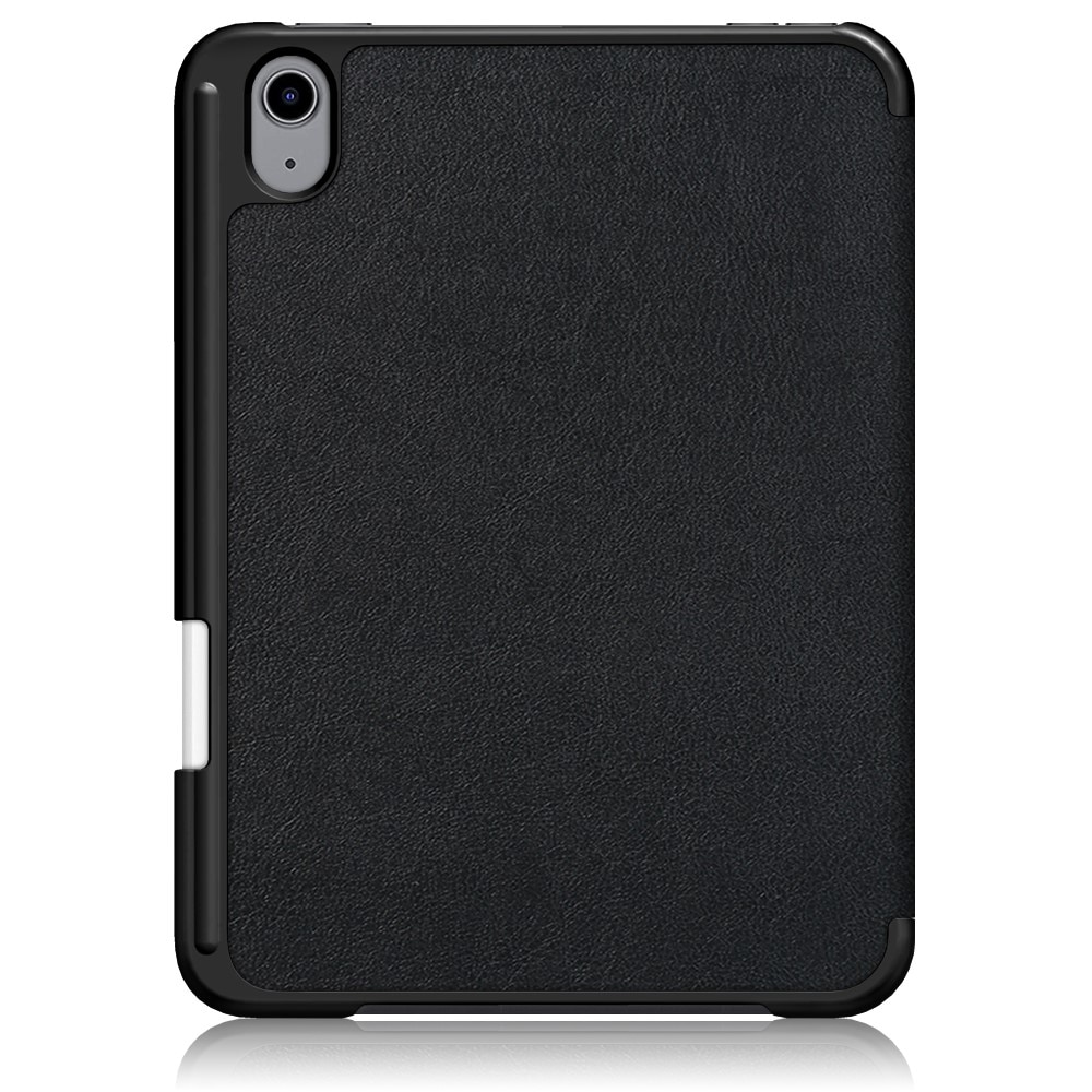 iPad Mini 6th Gen (2021) Tri-Fold Cover w. Pen-holder Black