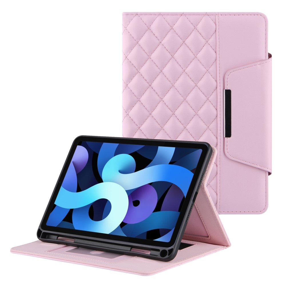 iPad 10.2 7th Gen (2019) Book Cover Quilted Pink