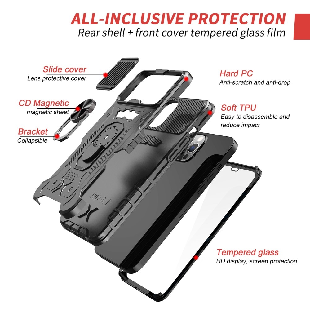iPhone 13 Pro Max Tactical Full Protection Case Black