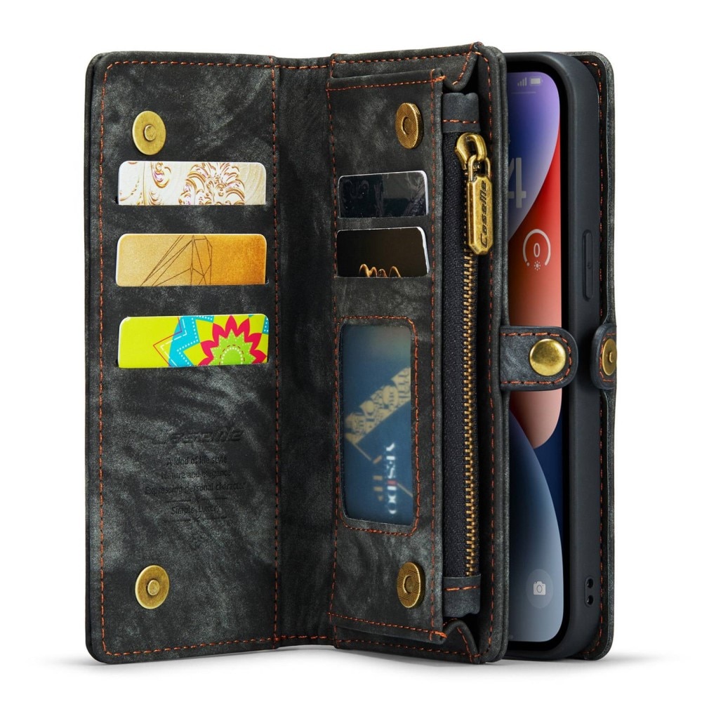 iPhone 13 Mini Multi-slot Wallet Case Grey