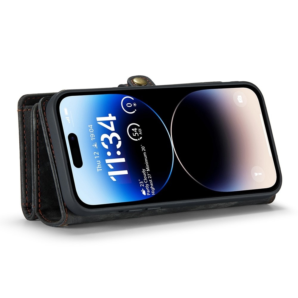 iPhone 13 Pro Max Multi-slot Wallet Case Grey