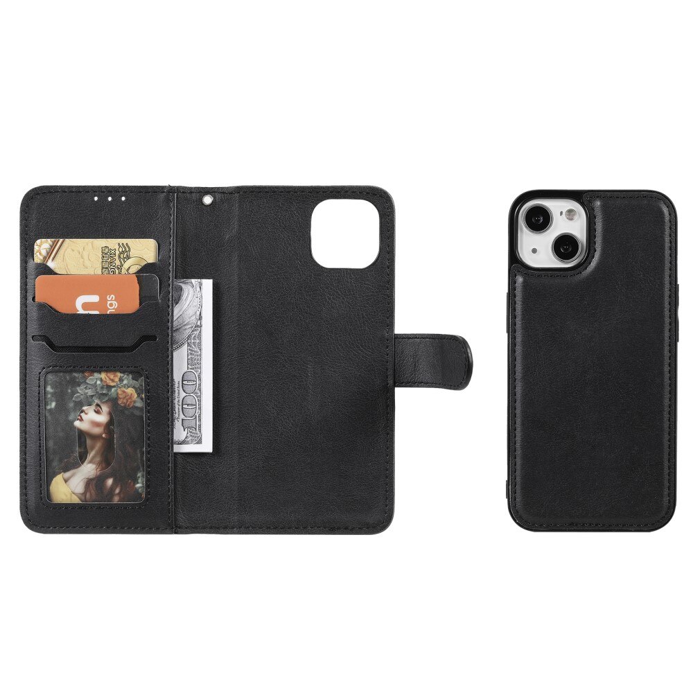 iPhone 13 Mini Magnetic Book Cover Black