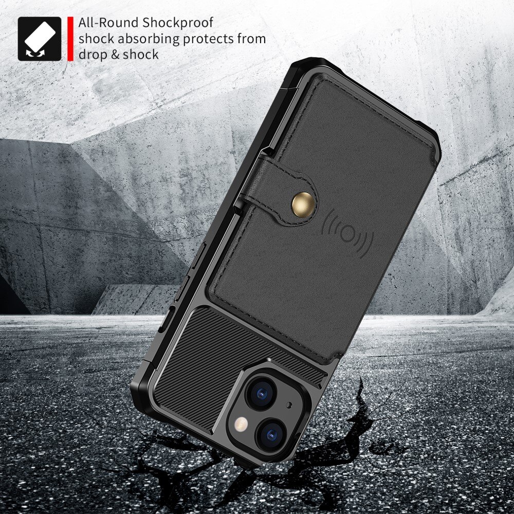 iPhone 13 Mini Tough Multi-slot Case Black