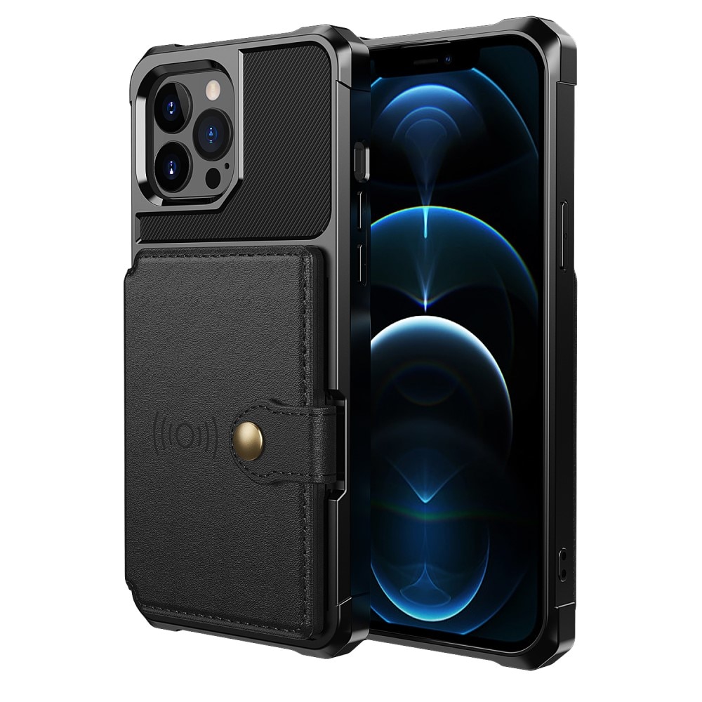 iPhone 13 Pro Tough Multi-slot Case Black