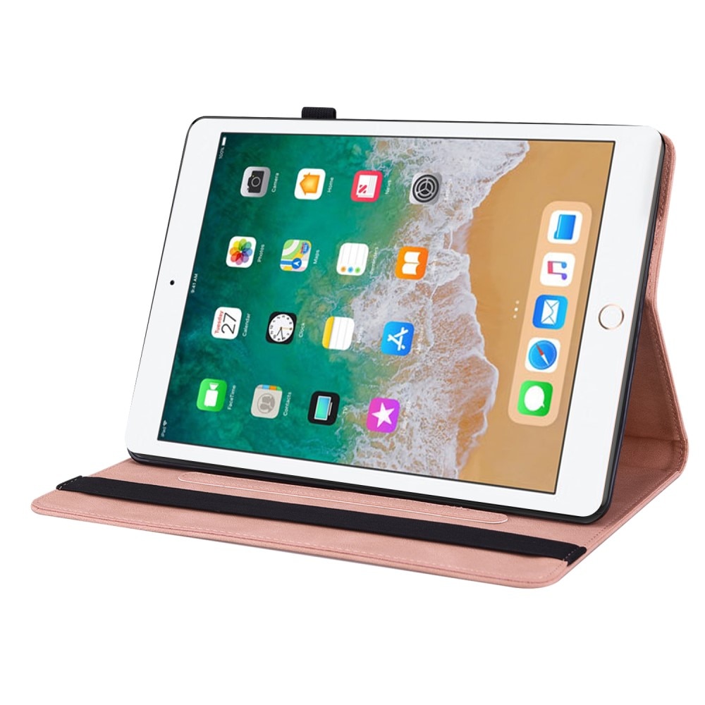 iPad Air 9.7 1st Gen (2013) Leather Cover Butterflies Pink