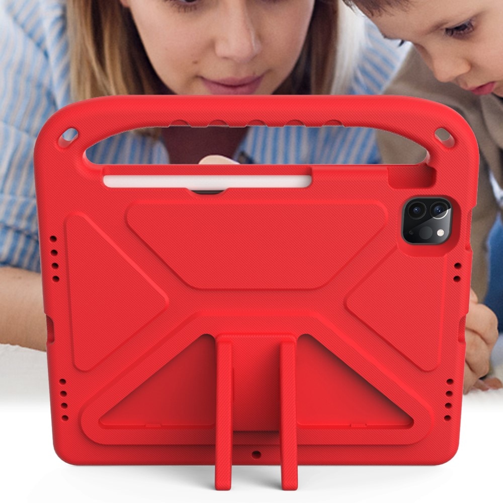 Case Kids with Handle iPad Air 10.9 5th Gen (2022) Red