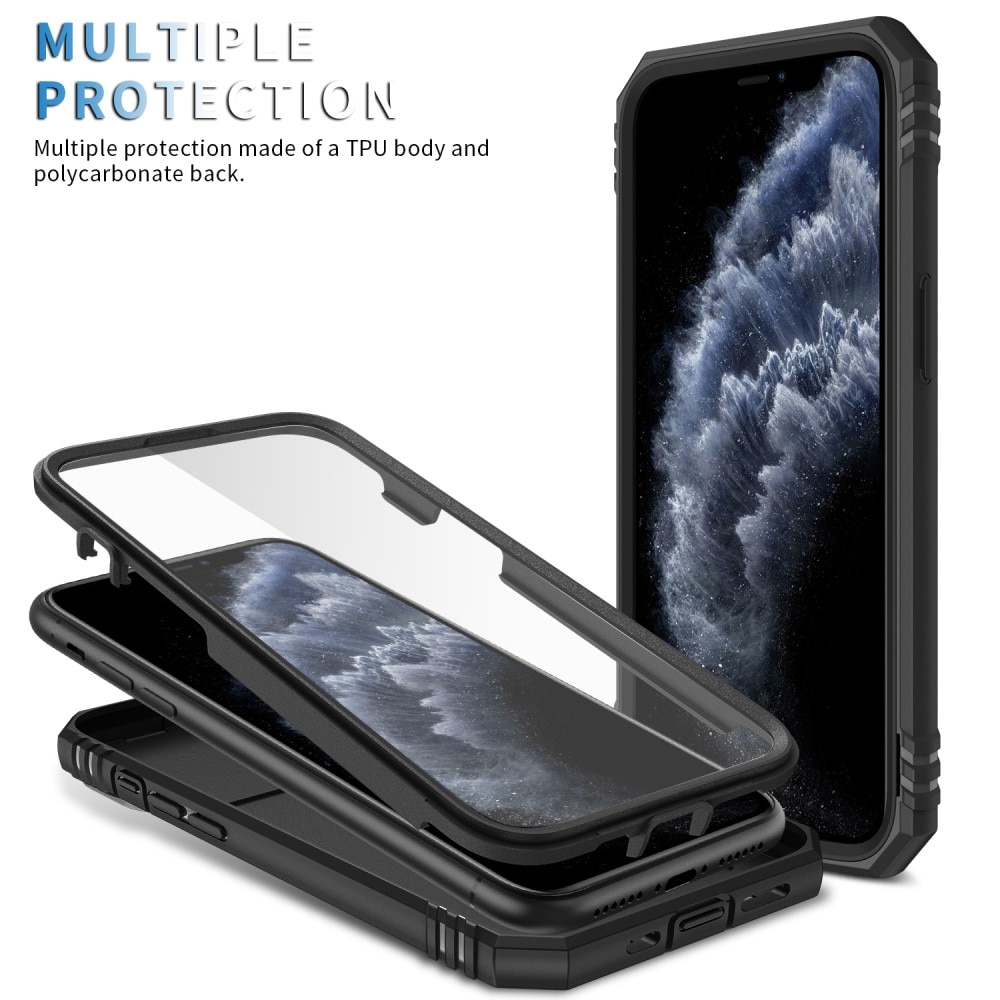 iPhone 11 Pro Max Hybrid Case Tech Ring w. Camera Protector black