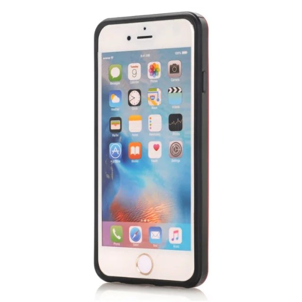 iPhone SE 2022 Card Slot Case Red