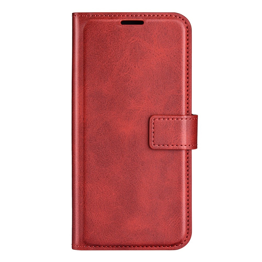 iPhone 14 Pro Max Leather Wallet Red