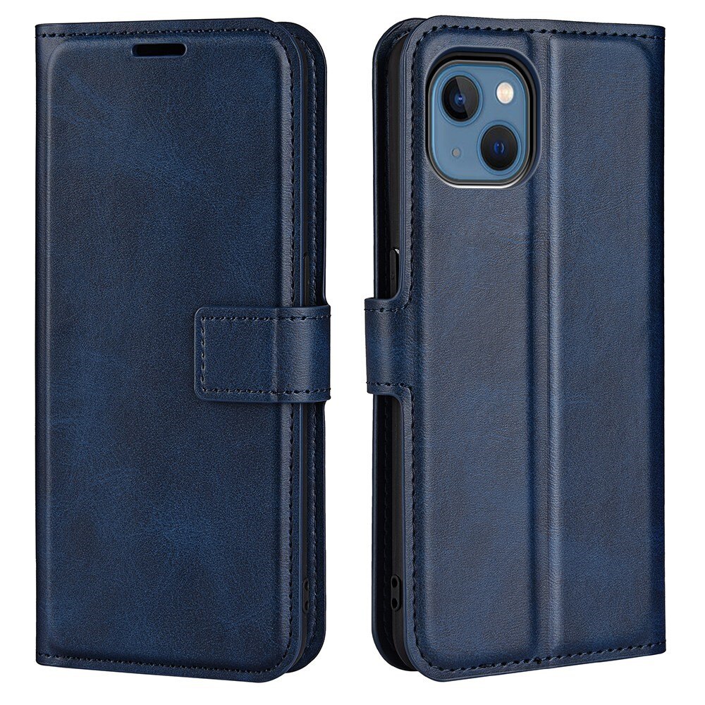 iPhone 14 Leather Wallet Blue