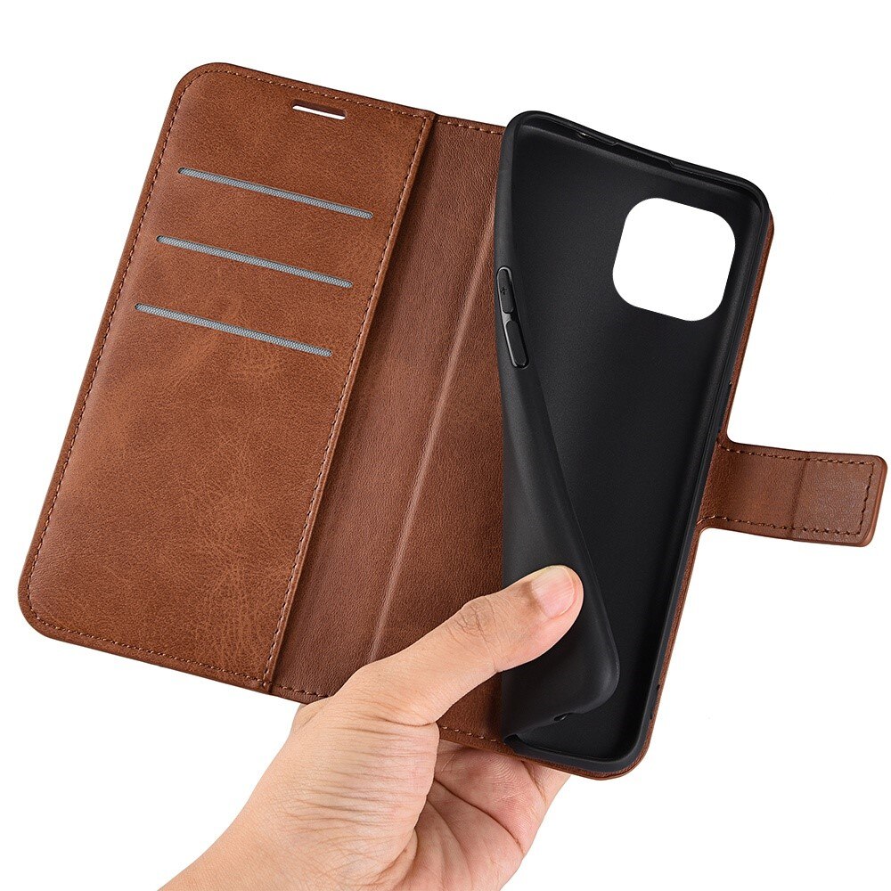 iPhone 14 Leather Wallet Brown