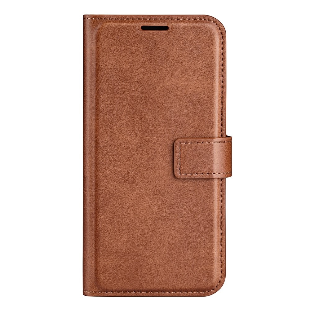 iPhone 14 Leather Wallet Brown