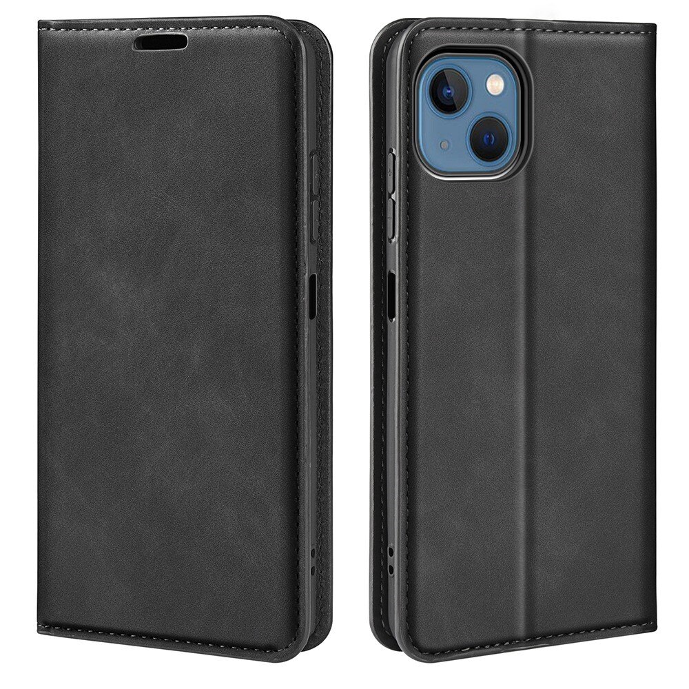 iPhone 14 Slim Wallet Case Black