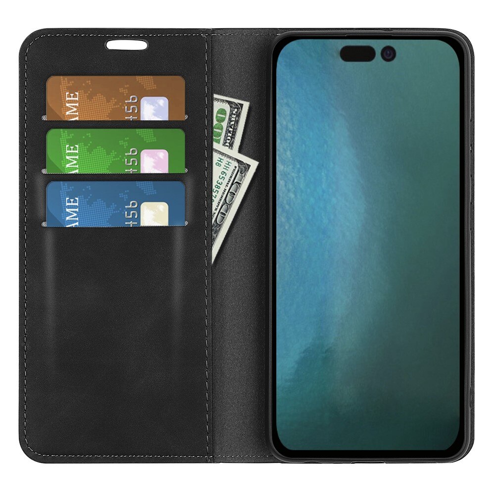 iPhone 14 Slim Wallet Case Black