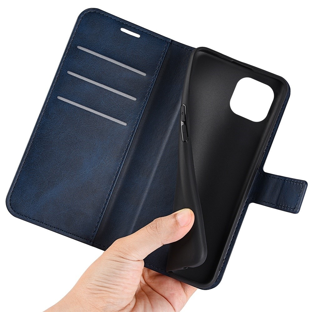 iPhone 14 Plus Leather Wallet Blue