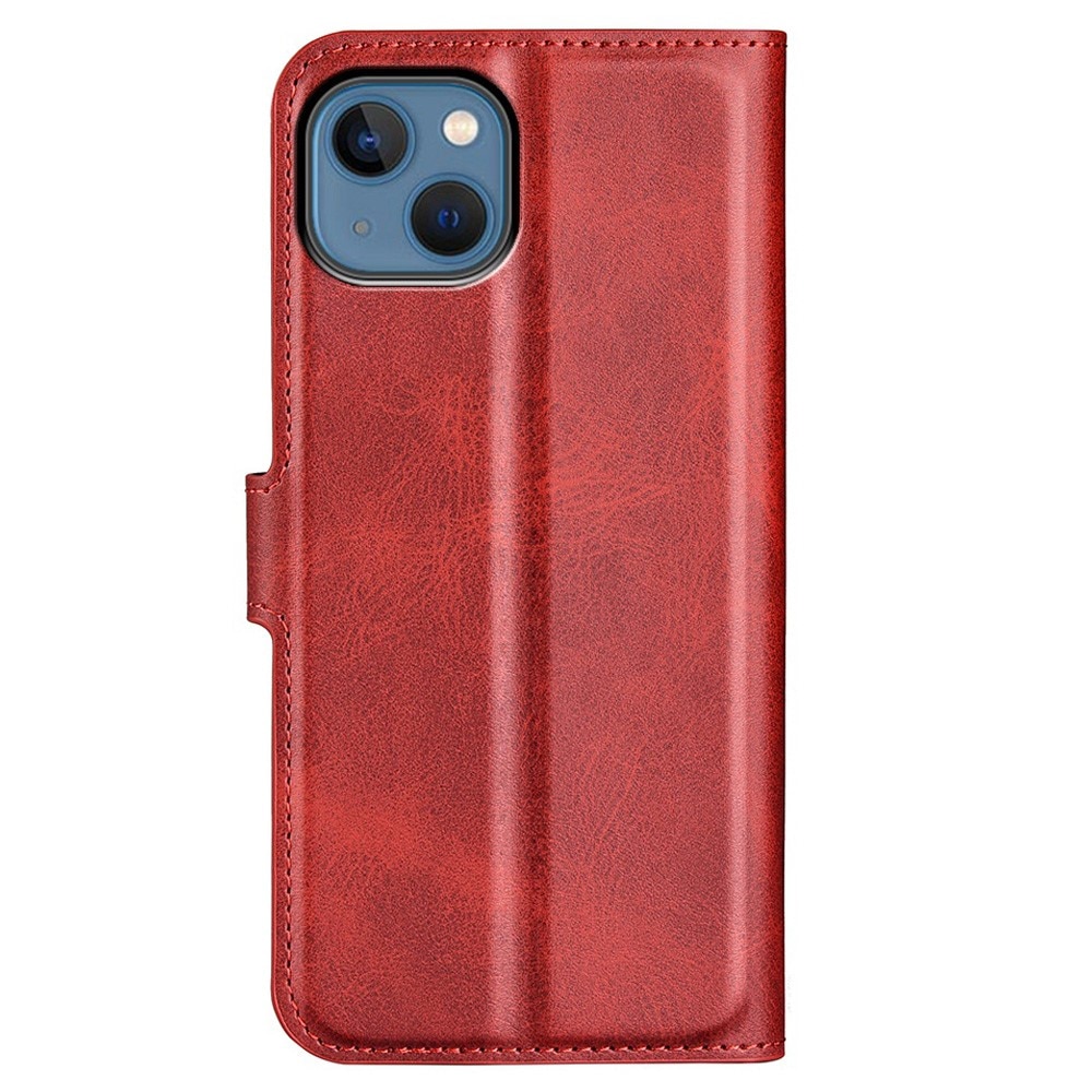 iPhone 14 Plus Leather Wallet Red