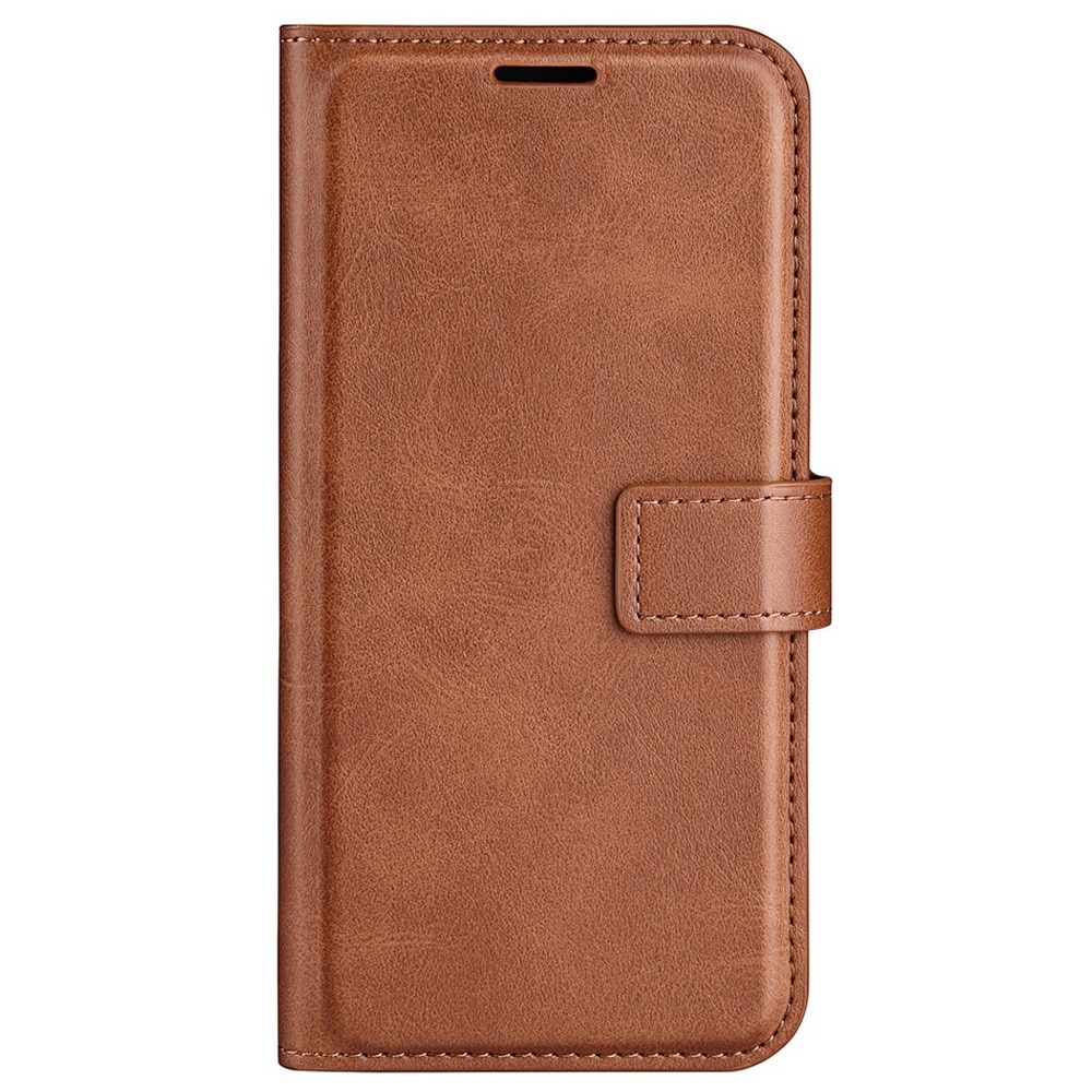 iPhone 14 Plus Leather Wallet Brown