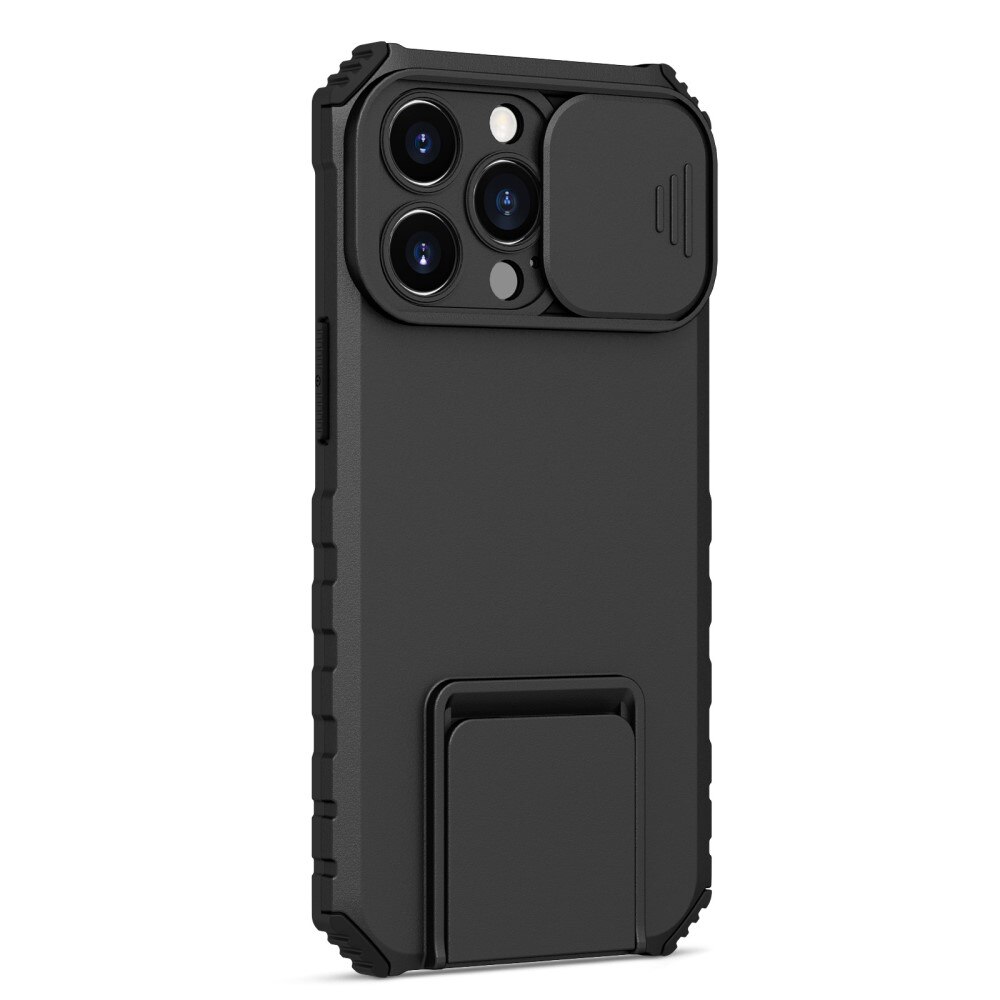 iPhone 13 Pro Kickstand Case w. Camera Protector Black