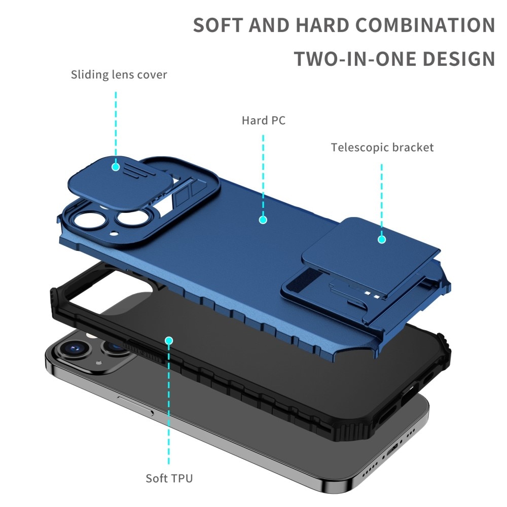 Apple iPhone 13 Pro Kickstand Case w. Camera Protector Blue