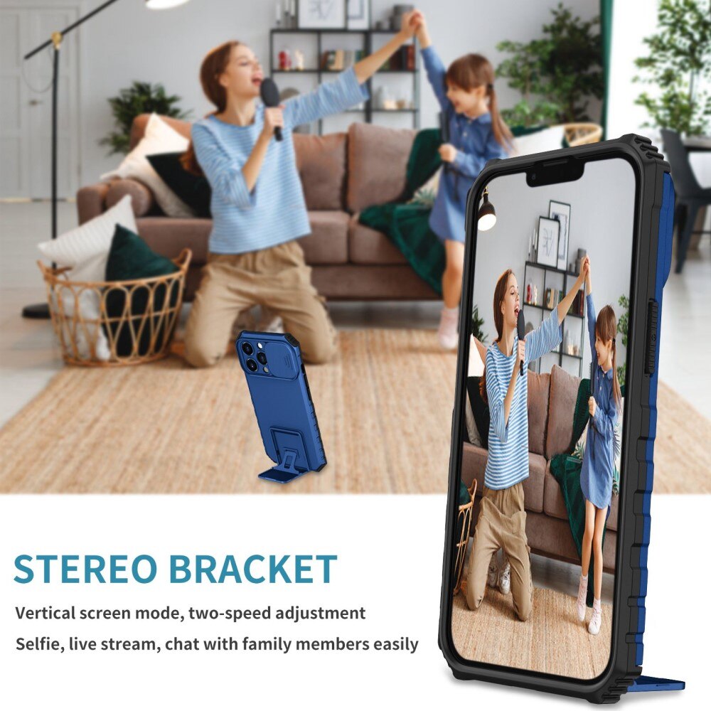 Apple iPhone 13 Pro Kickstand Case w. Camera Protector Blue