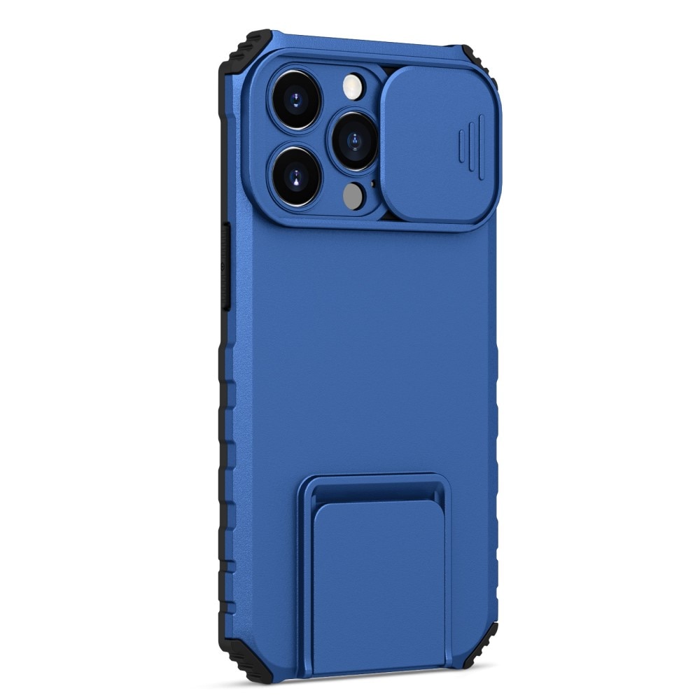 iPhone 13 Pro Kickstand Case w. Camera Protector Blue