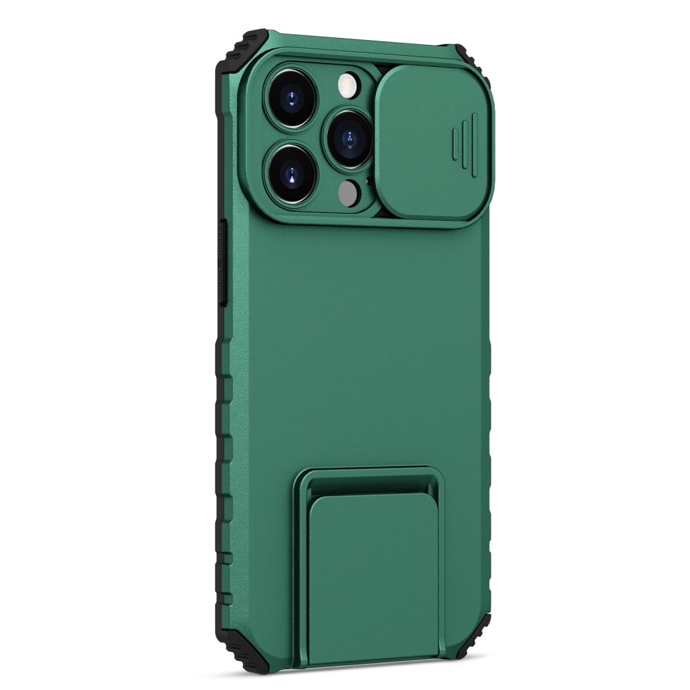 Apple iPhone 13 Pro Kickstand Case w. Camera Protector Green