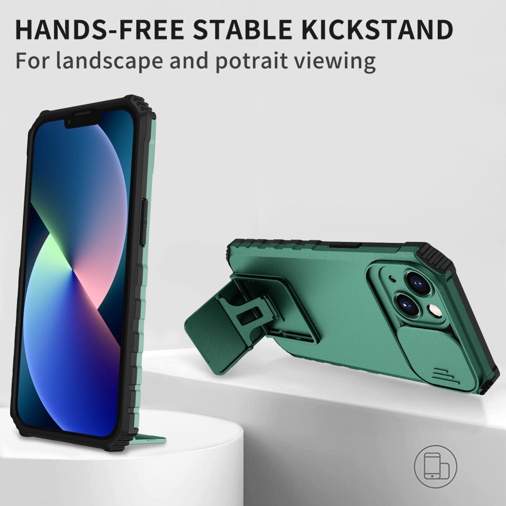 Apple iPhone 13 Pro Kickstand Case w. Camera Protector Green