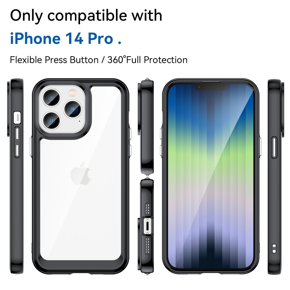iPhone 14 Pro Hybrid Case Black