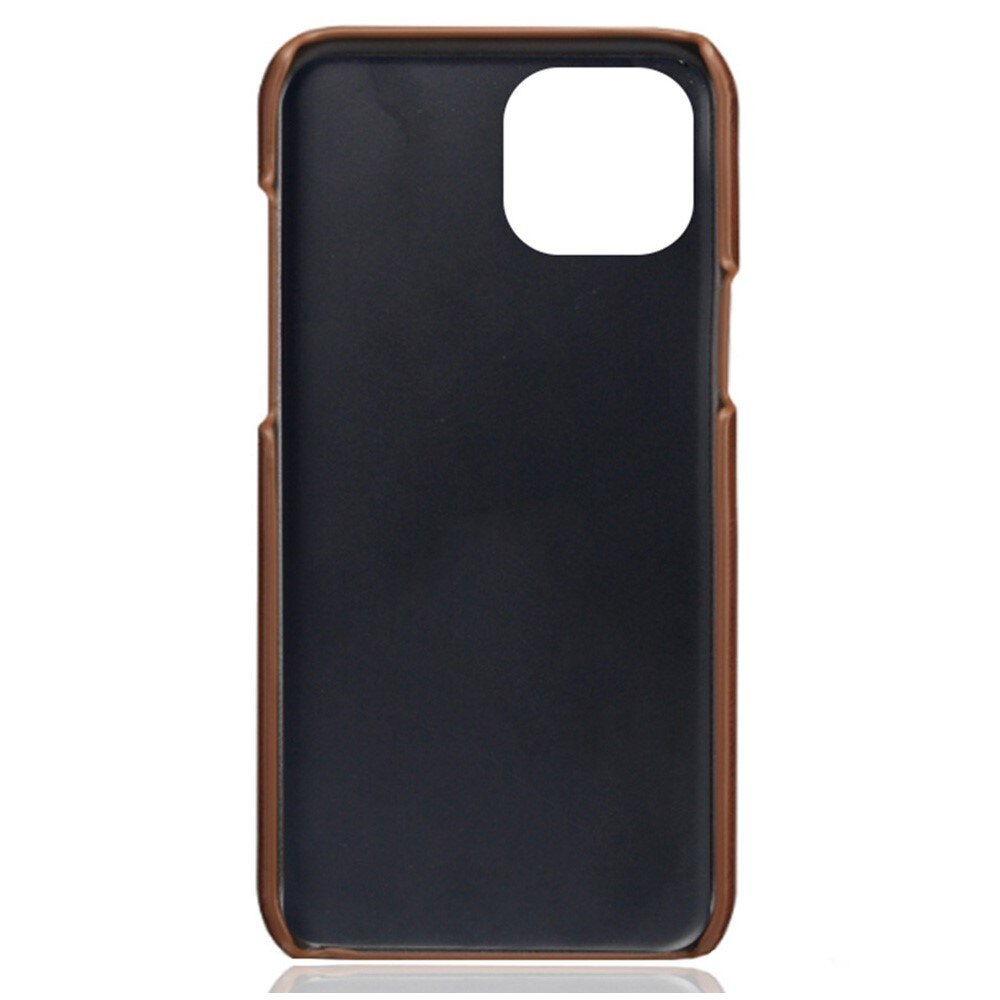 iPhone 14 Card Slots Case Brown