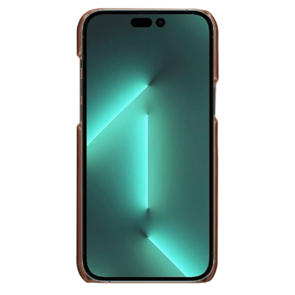 iPhone 14 Pro Card Slots Case Brown