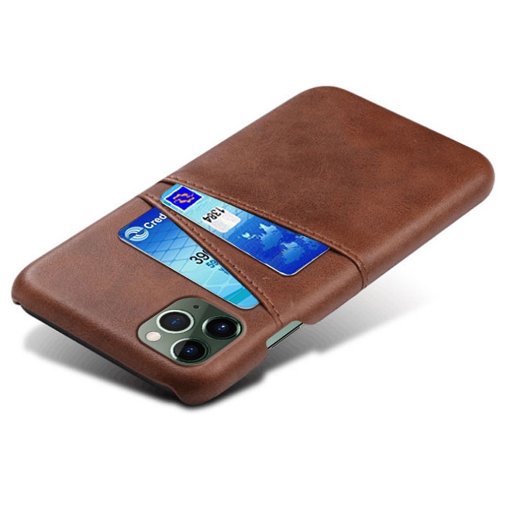 iPhone 14 Pro Cards Slots Case Brown