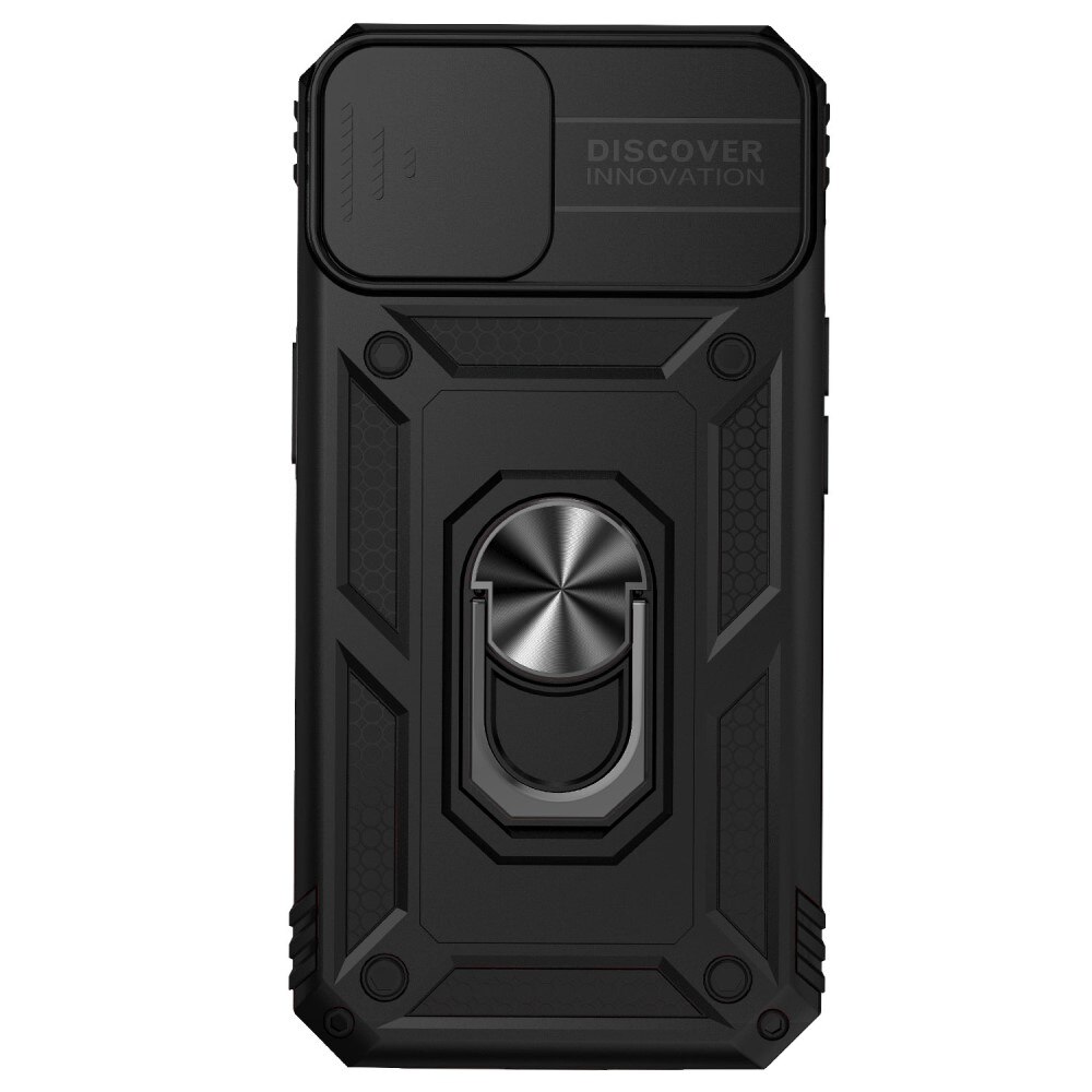 iPhone 14 Plus Hybrid Case Tech Ring w. Camera Protector Black