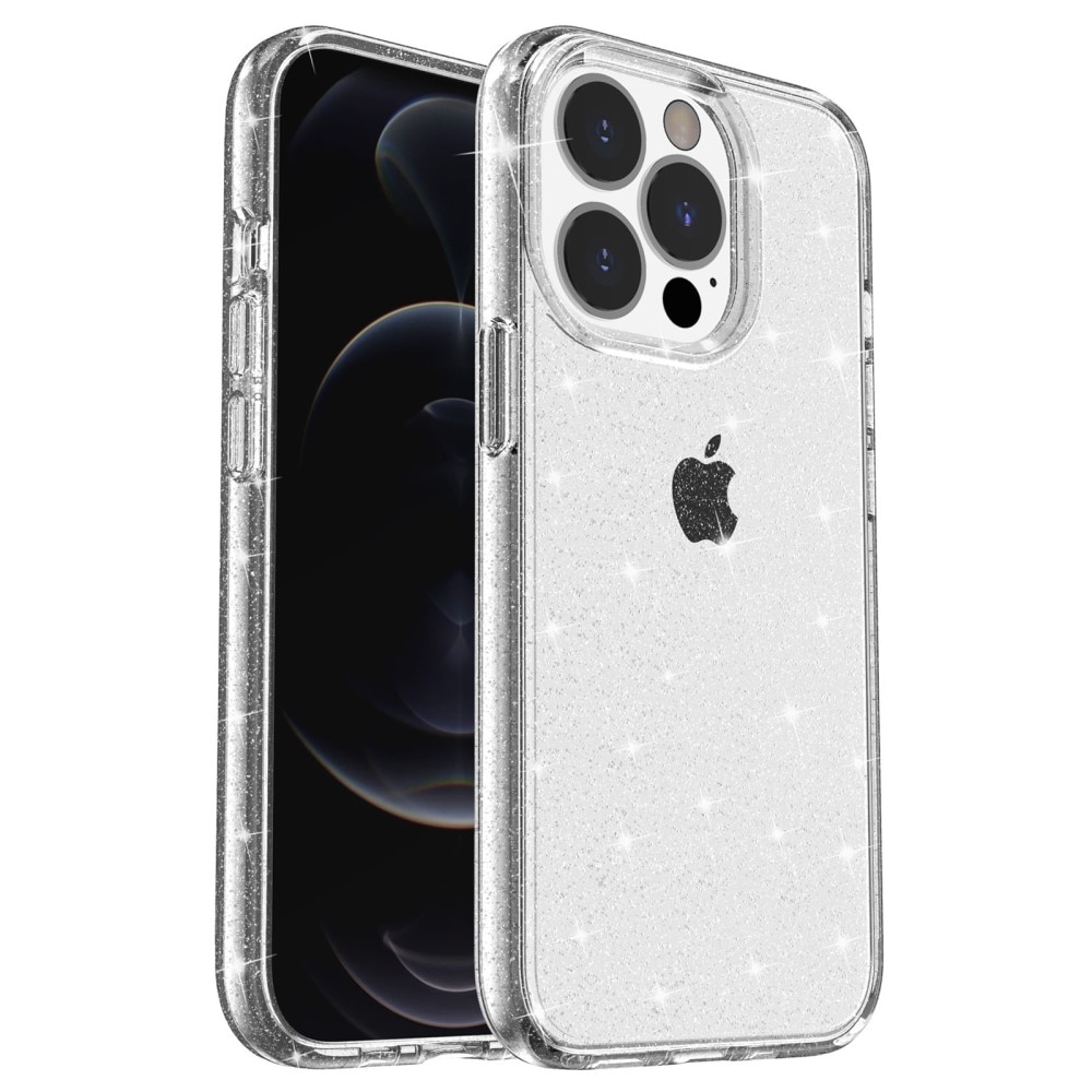 iPhone 14 Pro Liquid Glitter Case Transparent