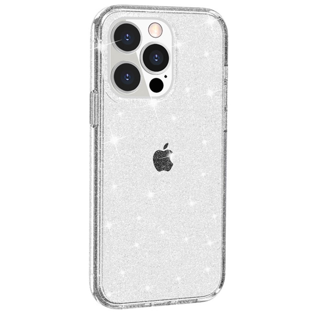 iPhone 14 Pro Liquid Glitter Case Transparent