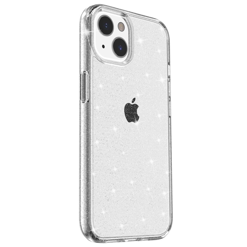 iPhone 14 Plus Liquid Glitter Case Transparent