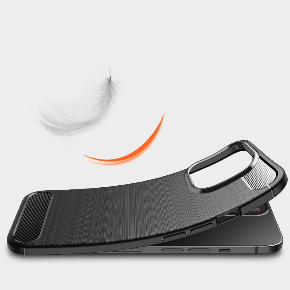 iPhone 14 Pro Max Brushed TPU Case Black