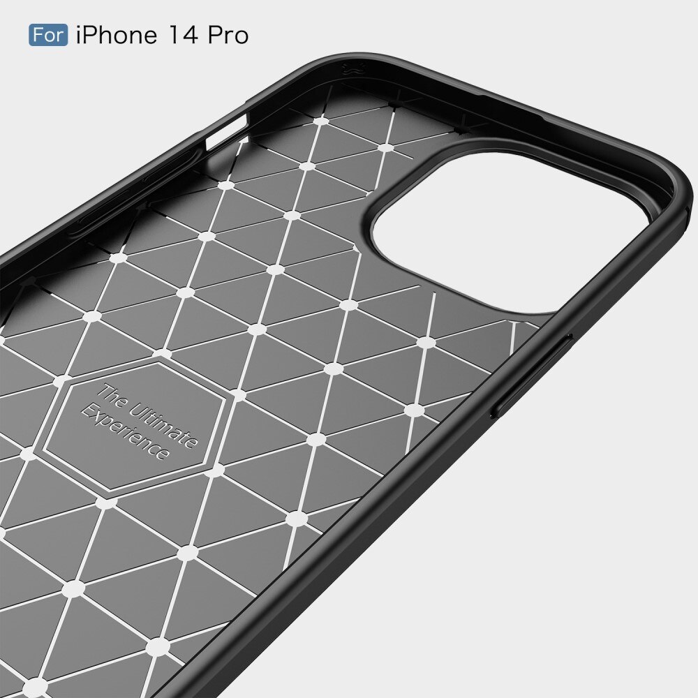 iPhone 14 Pro Brushed TPU Case Black