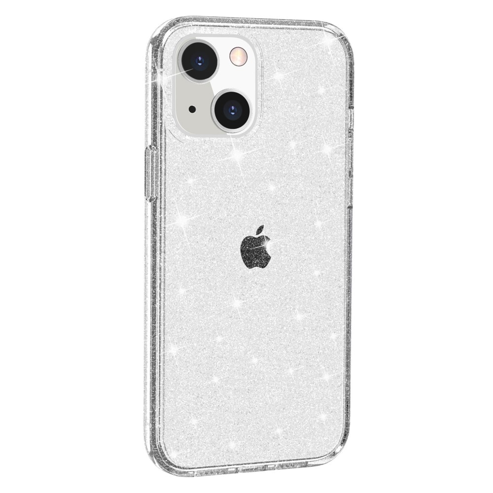 iPhone 15 Plus Liquid Glitter Case Transparent