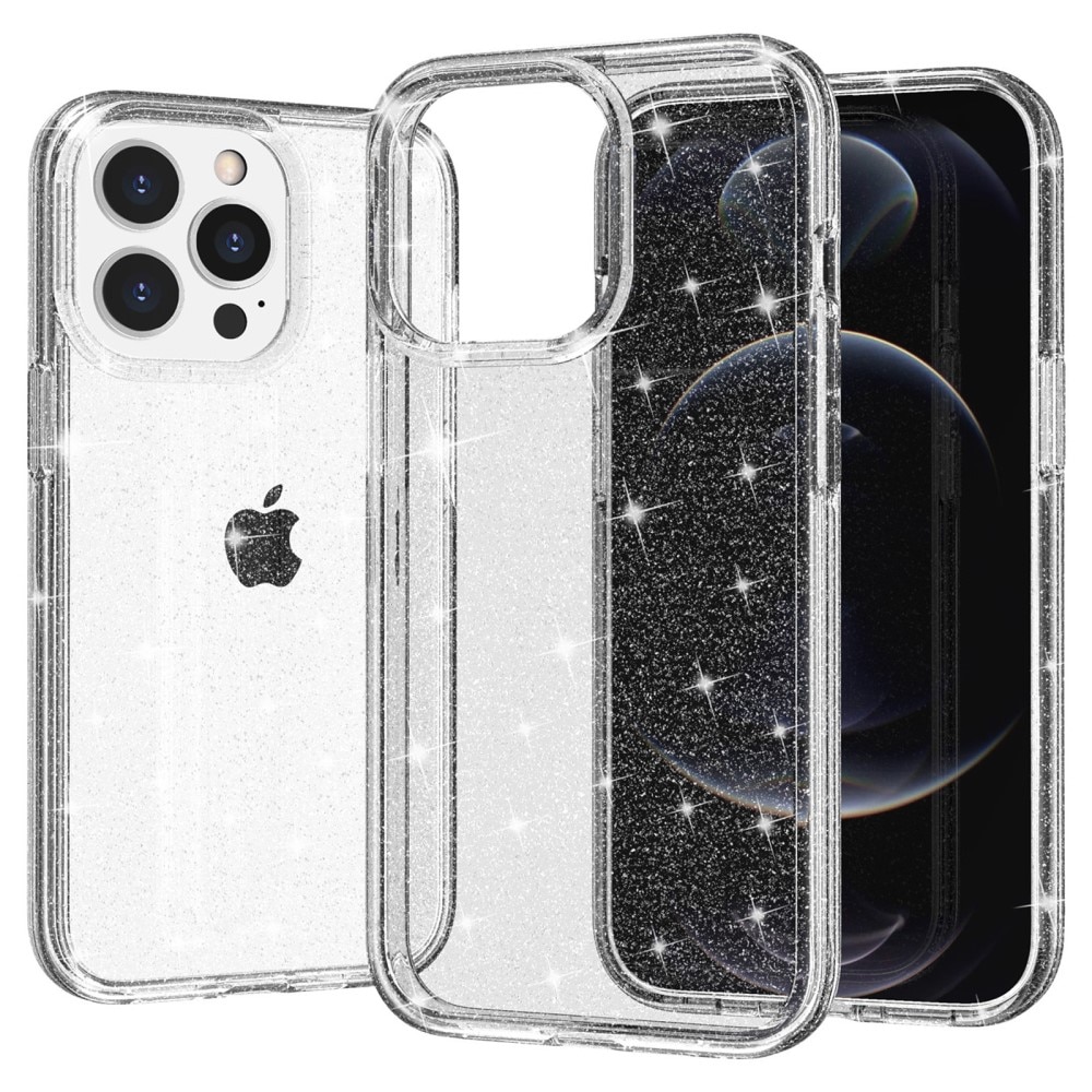 iPhone 15 Pro Max Liquid Glitter Case Transparent