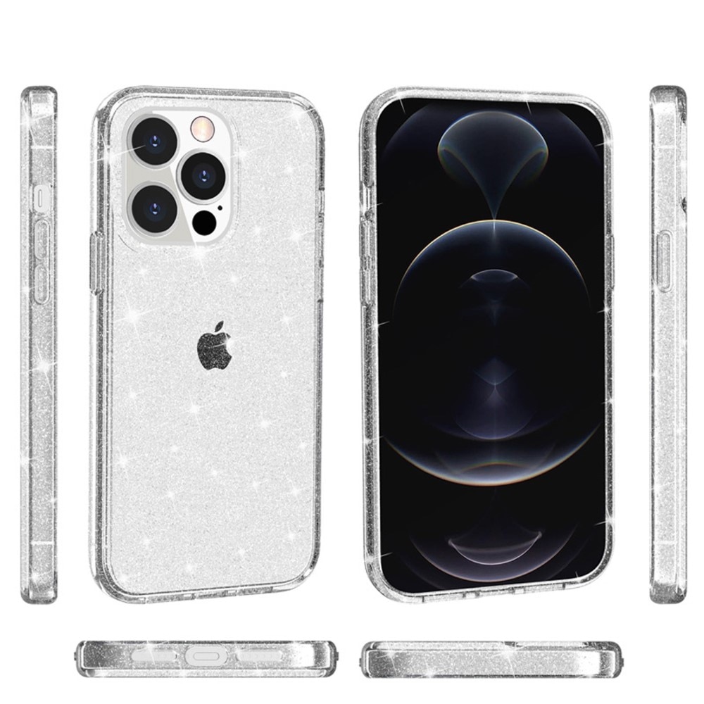 iPhone 15 Pro Max Liquid Glitter Case Transparent
