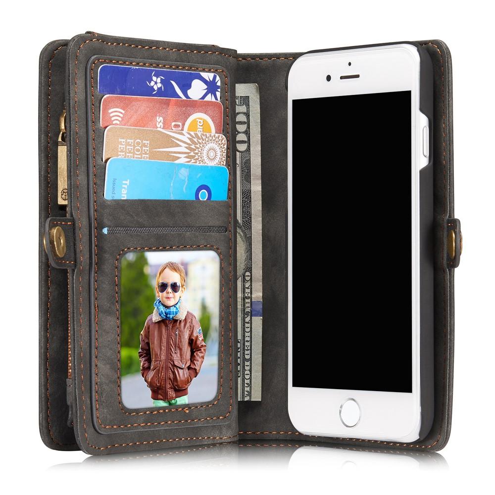 iPhone 7/8/SE Multi-slot Wallet Case Grey