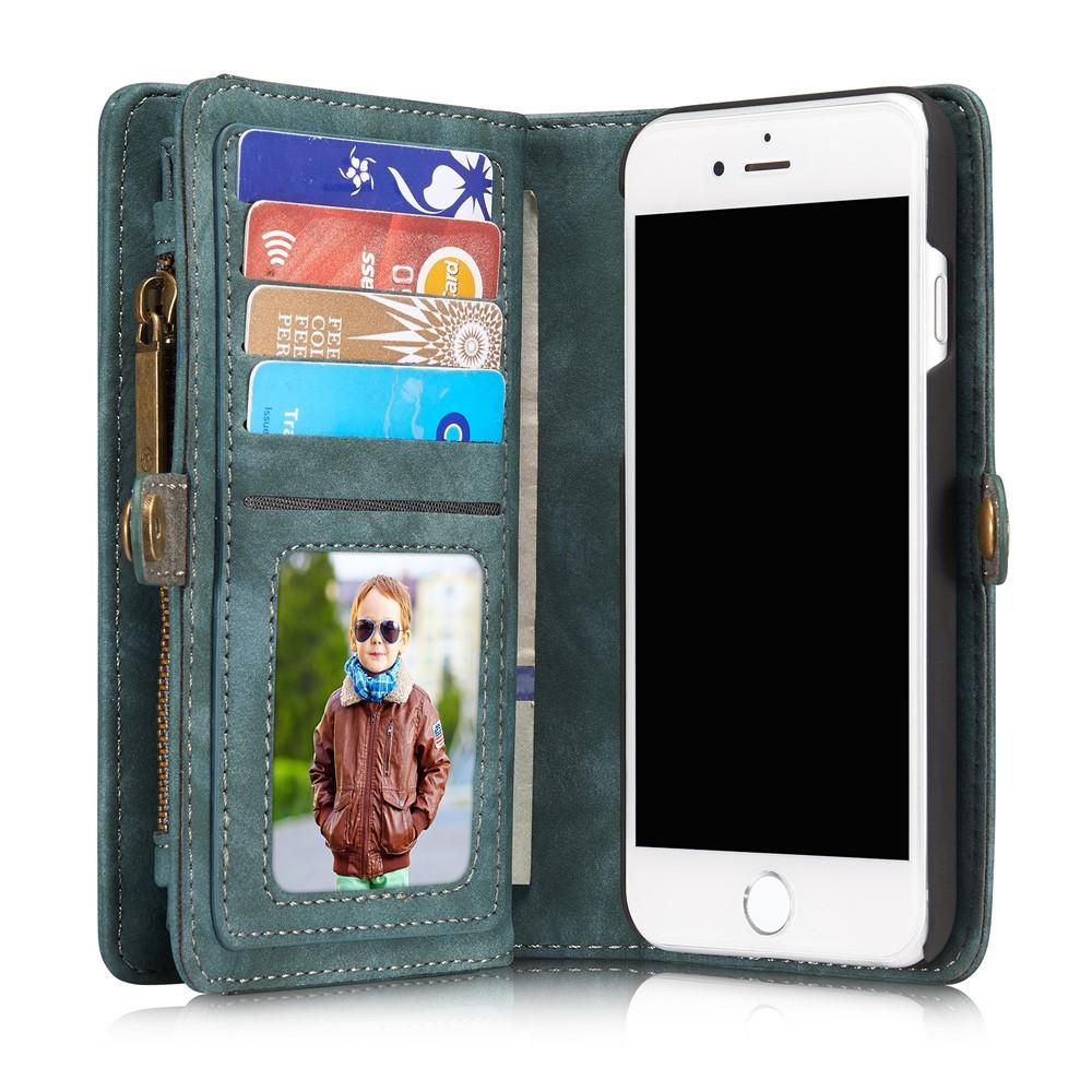 iPhone 8 Multi-slot Wallet Case Blue